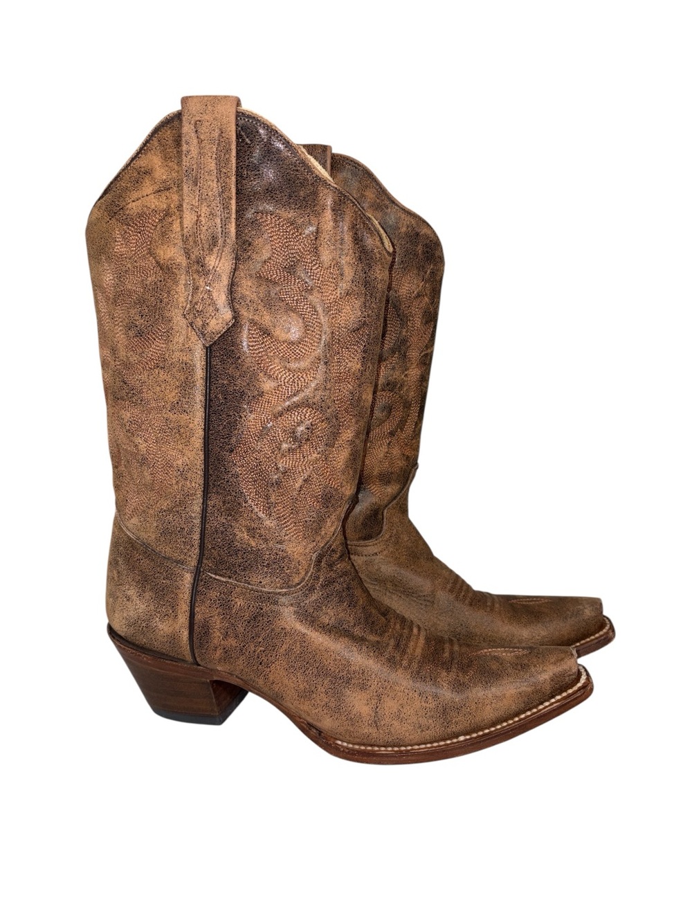 Corral C2033 Distressed Leather Western Cowboy Boots Size 8